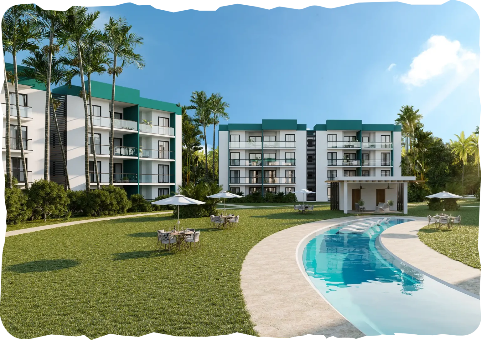 Gazebos & grills — Serena Village, Punta Cana
